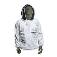 Oval Başlıklı Mont Tipi Arıcı Maskesi XL Beden