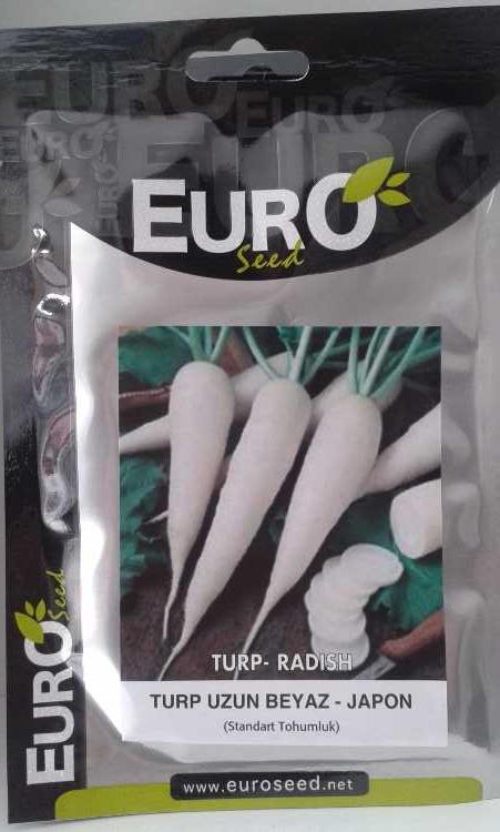 beyaz uzun  turp tohumu